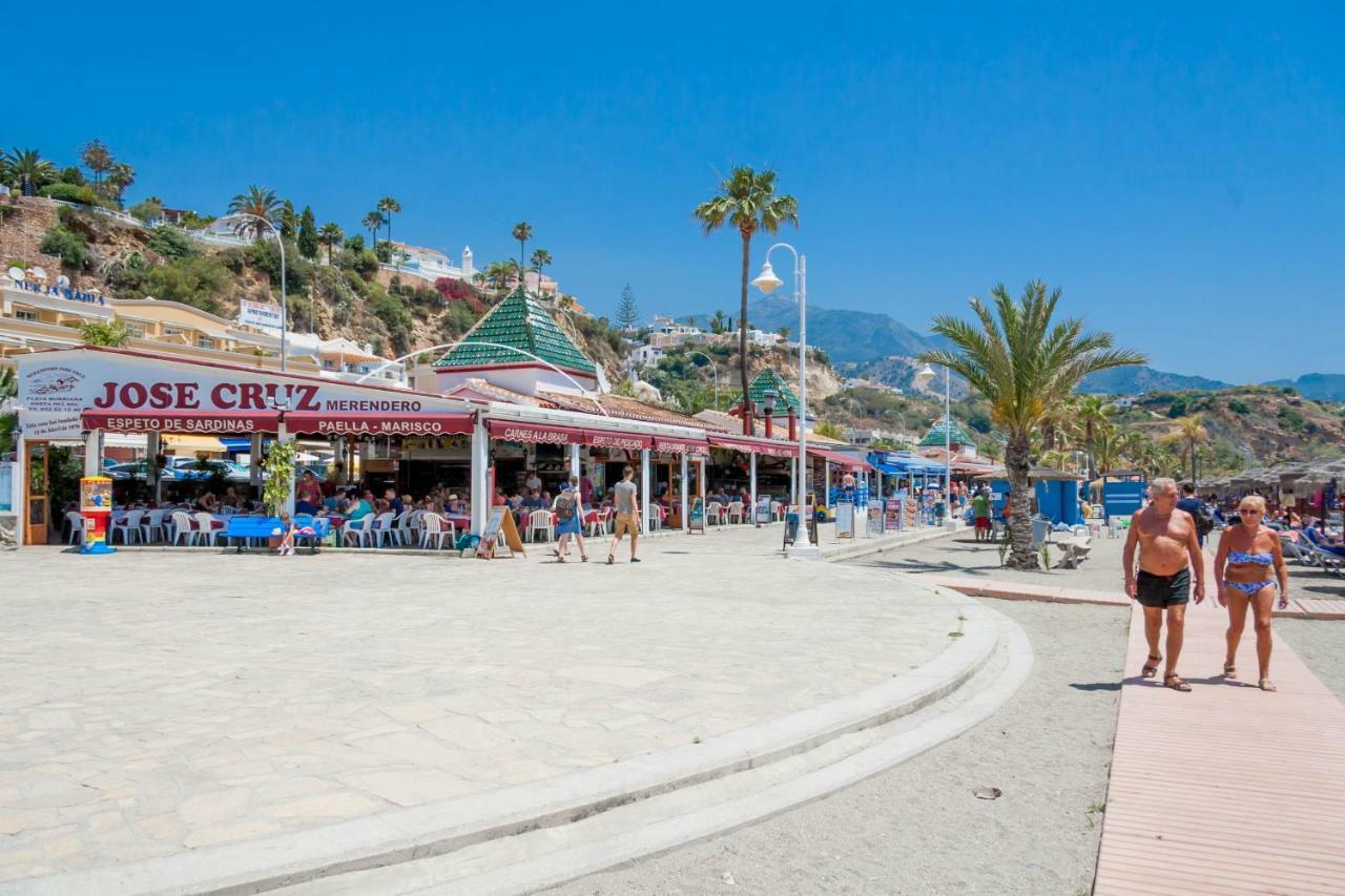 Ferienwohnung Burriana Playa Ibnsadi Nerja Exterior foto